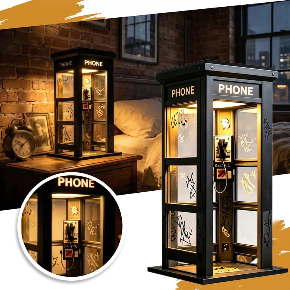 Lighting Decoration Ideas - Retro Graffiti Telefooncel Tafellamp Mini Londense