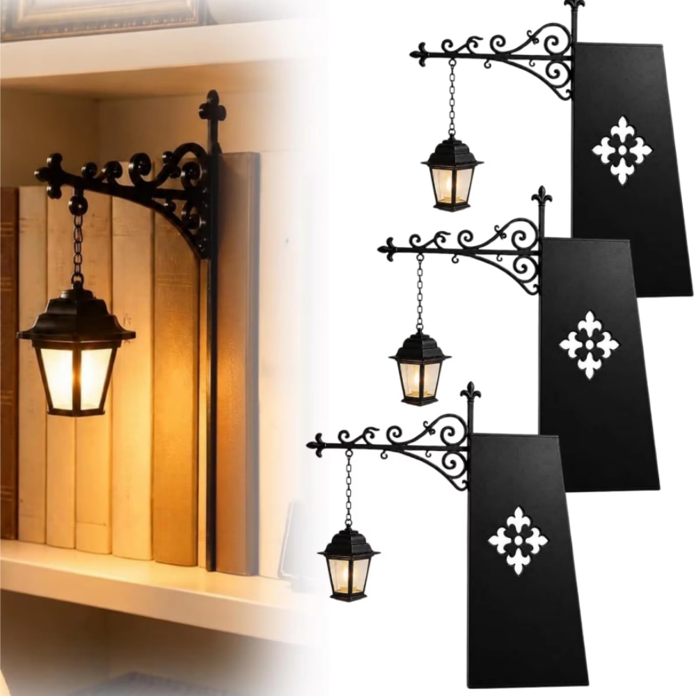 Decor Lighting Lamps - Bibliotheeklantaarn Decoratieve boekenplankverlichting Retro bibliotheeklantaarn Boekenplanklamp