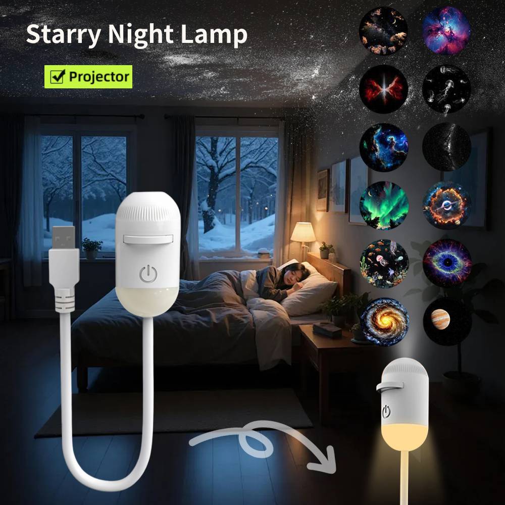 Lighting Decoration Ideas - Mini Galaxy Star Projector Nachtlampje Sterrenhemel