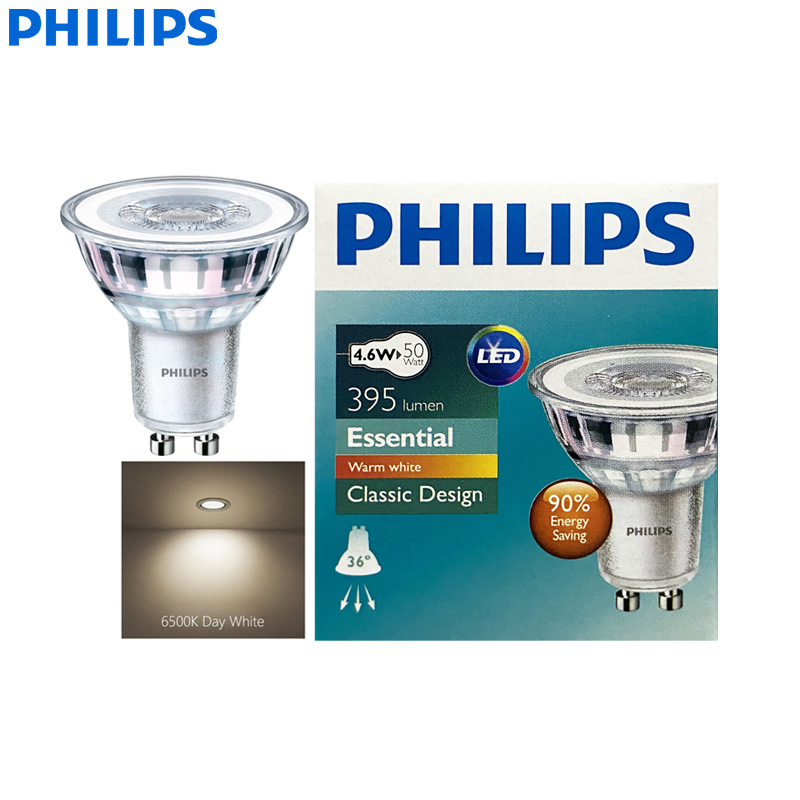 Philips Bulb Led Classic - Philips GU10 PAR16 Essential Classic witte