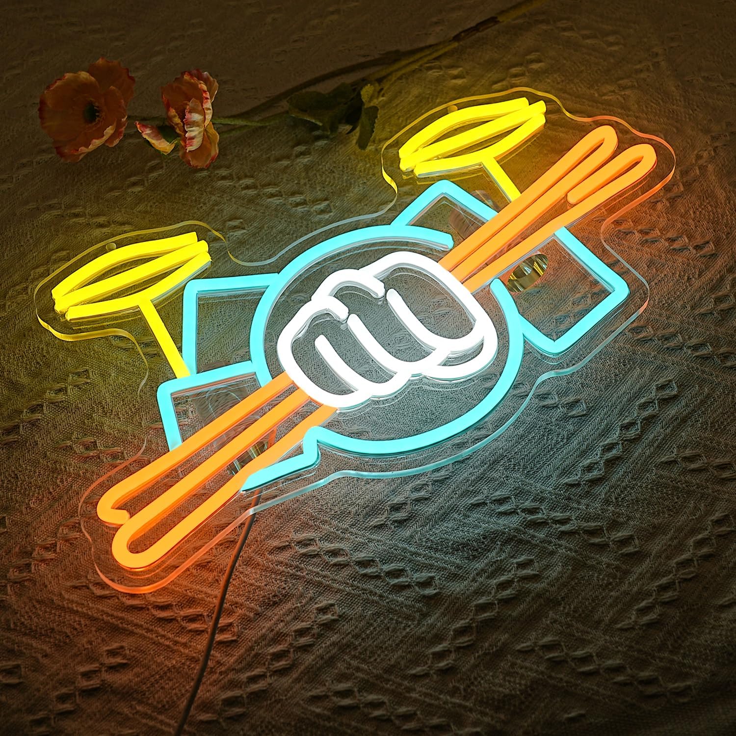 Drumstel Neonlicht USB-aangedr - Lighting Decoration Ideas recensie en prijs