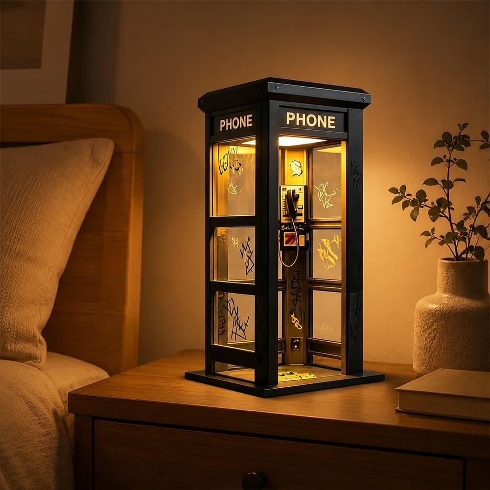 Retro Graffiti Telefooncel Taf - Lighting Decoration Ideas recensie en prijs
