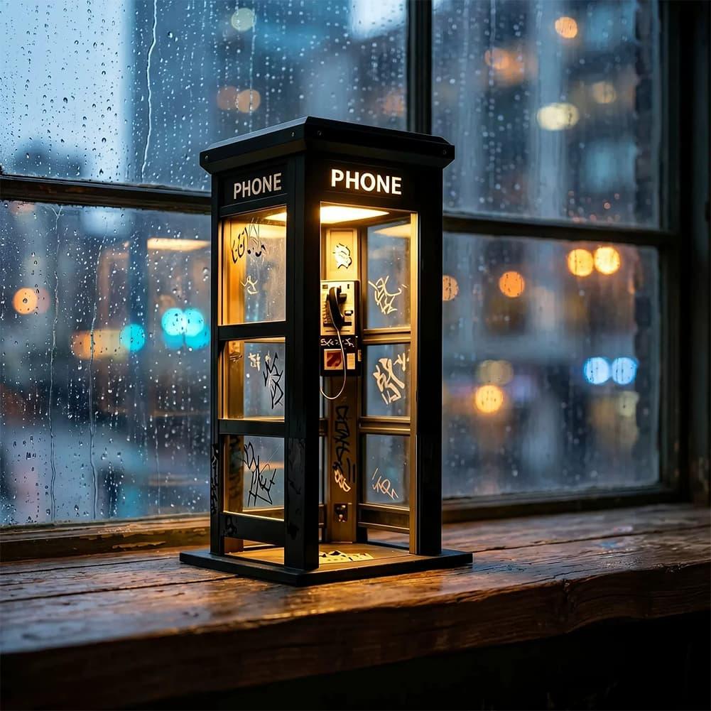 Retro Graffiti Telefooncel Taf - Lighting Decoration Ideas recensie en prijs