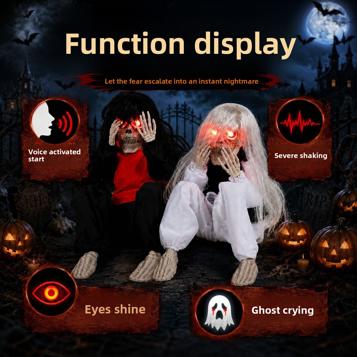 Halloween Tuin Ornament Skelet - Up Lighting Decor recensie en prijs