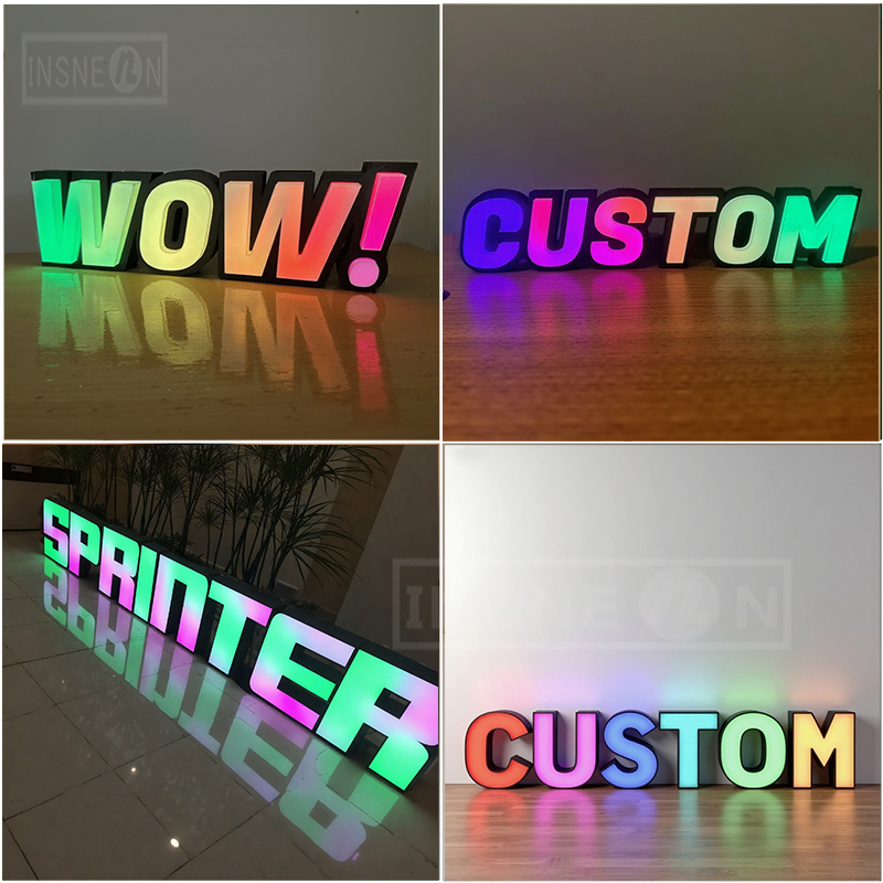 Op maat gemaakt RGB LED-letter - Up Lighting Decor recensie en prijs