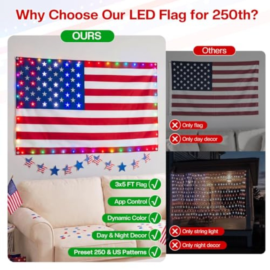 Slimme verlichte Amerikaanse v - Up Lighting Decor recensie en prijs