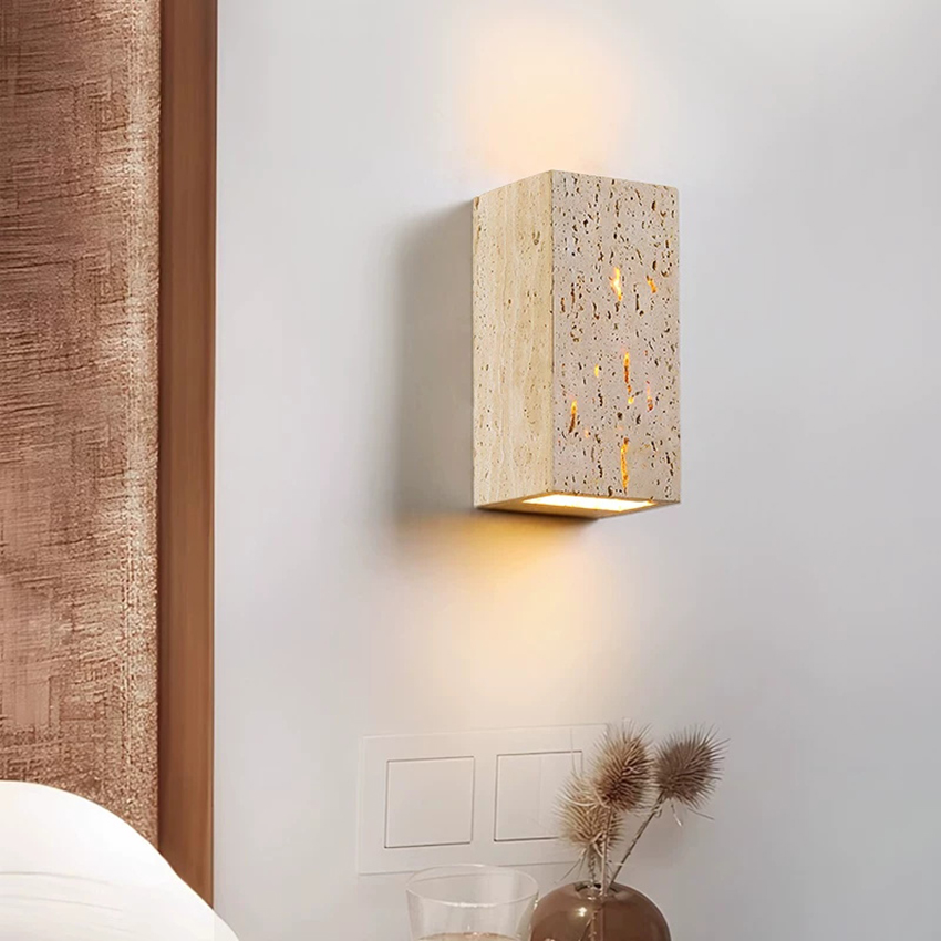 Gele grotstenen wandlamp buite - Decor Lighting Cy recensie en prijs