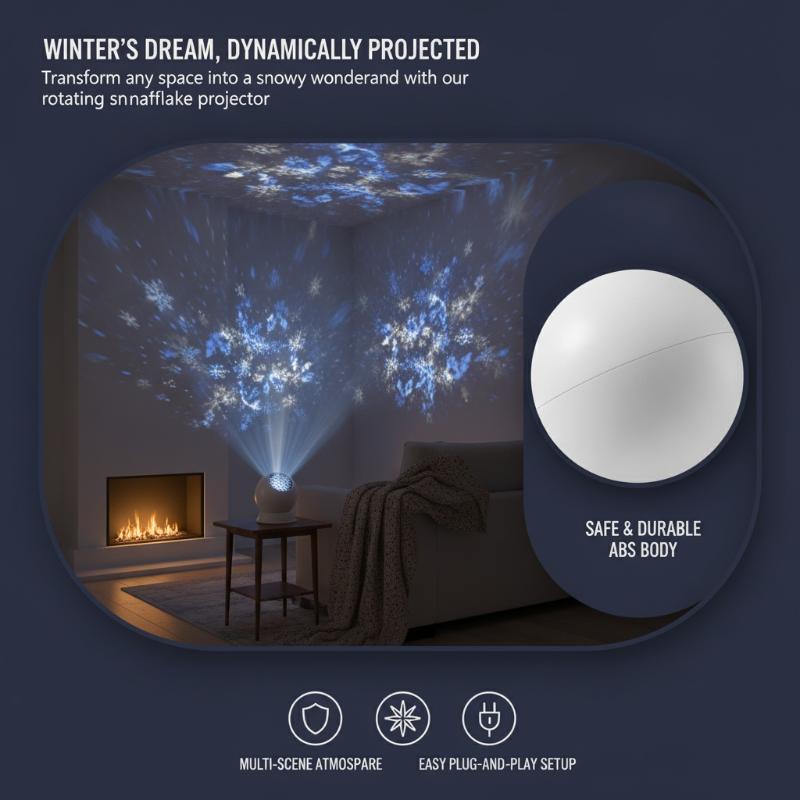 Kerst LED-sneeuwvlokprojector, - Lighting Christmas Decor recensie en prijs