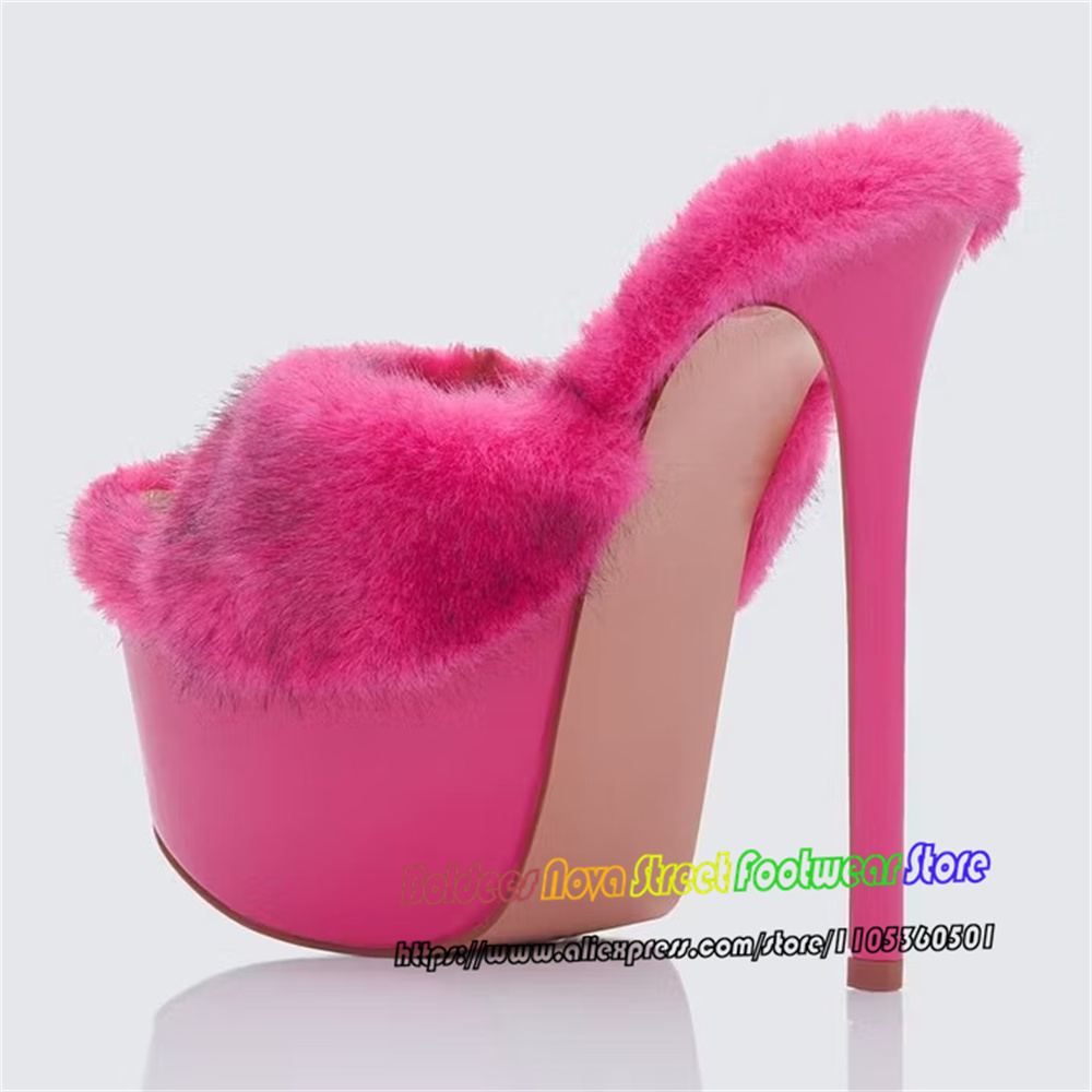 Trendy, felroze slippers met o - Up Lighting Decor recensie en prijs