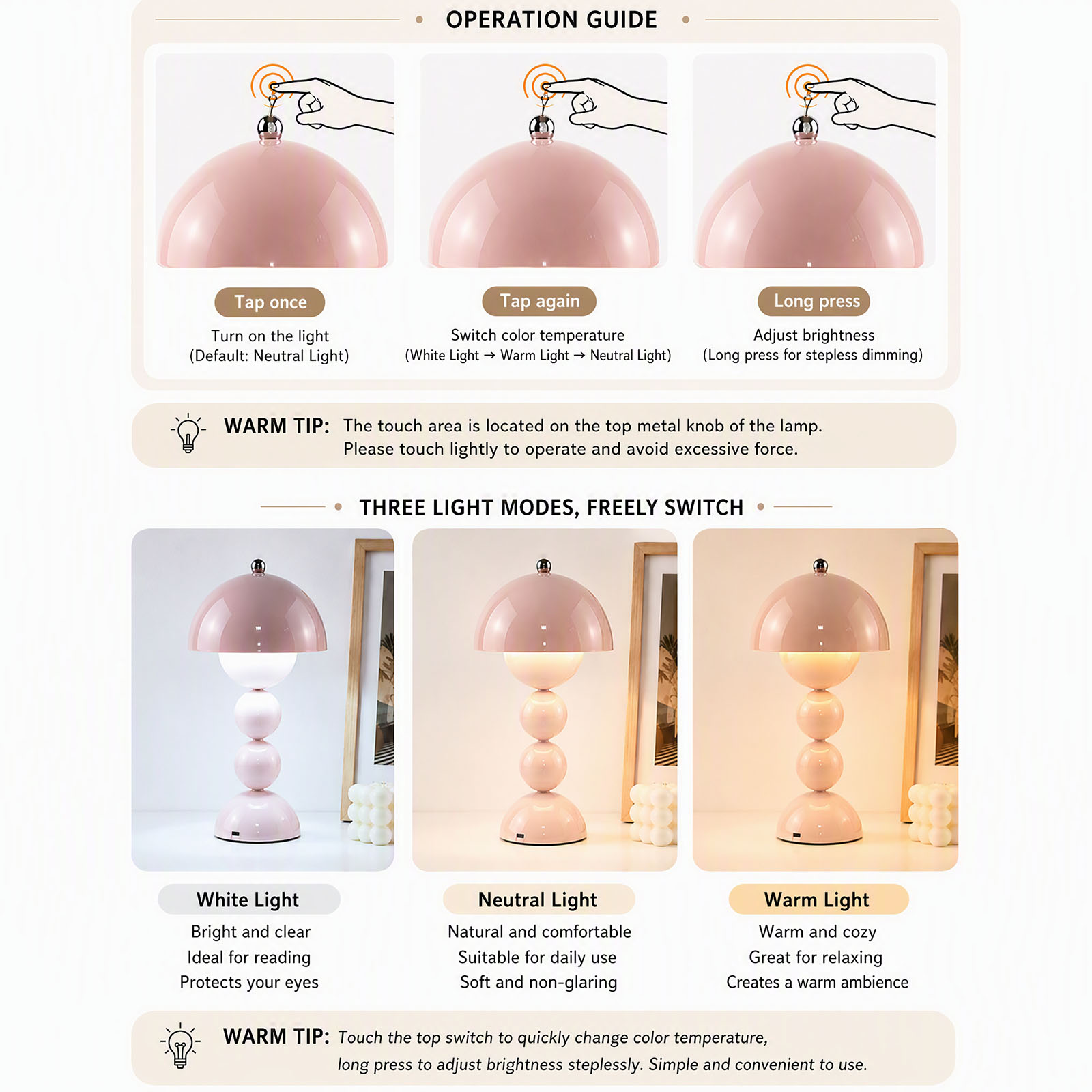 Vintage paddenstoel tafellamp  - Decor Lighting Lamps recensie en prijs