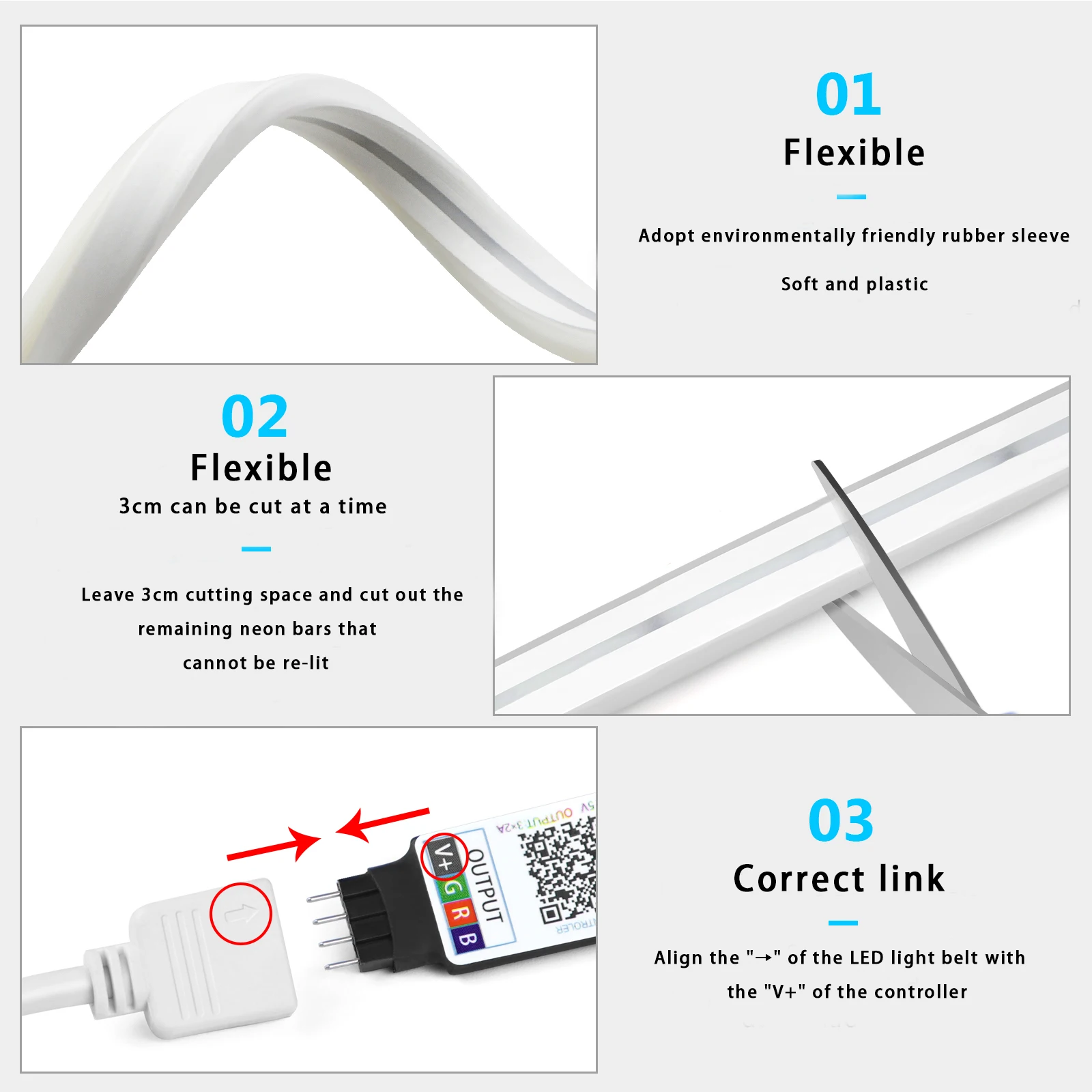 1-5m RGB LED Neon Strip Licht  - Lighting Decoration Ideas recensie en prijs